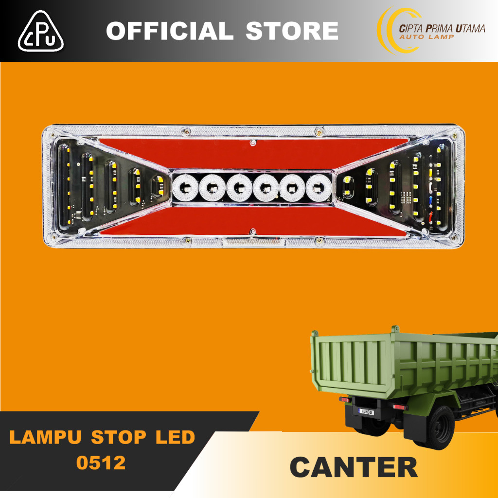 CPU Lampu Stop LED Lampu Belakang LED Stop Lamp Canter 24 Volt