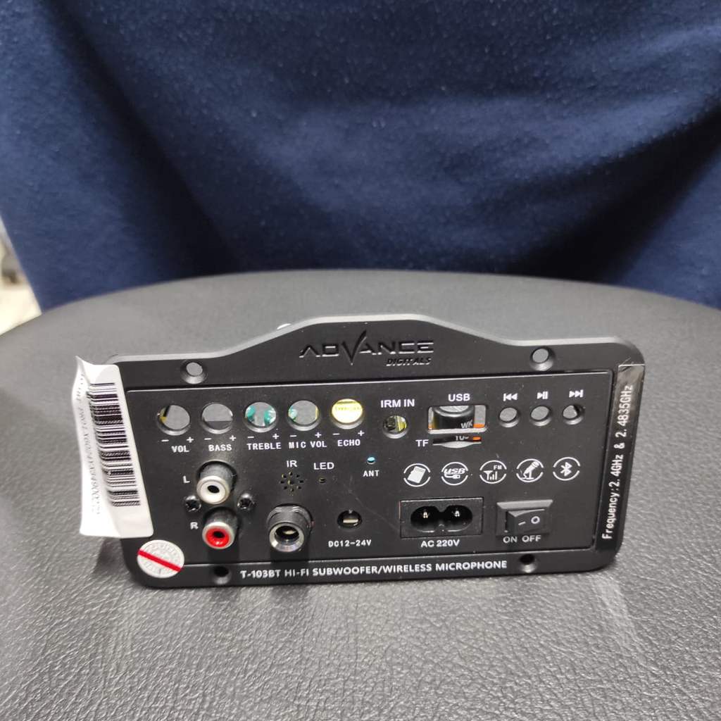 MODUL KIT POWER SPEAKER AKTIF SPEAKER BLUETOOTH PORTABLE T-103BT PRO T103BT PRO ADVANCE 8 INCH ORIGI