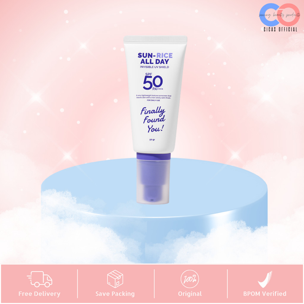 cicasofficial - [Manohara's Pick] Finally Found You SUN-RICE ALL DAY Invisible UV Shield SPF 50 PA++