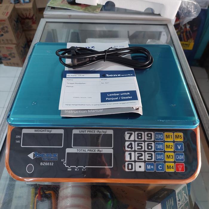 Ready BENZ BZ-030 TIMBANGAN DUDUK DIGITAL UNTUK BUAH - DAGING - LAUNDRY - BZ-030