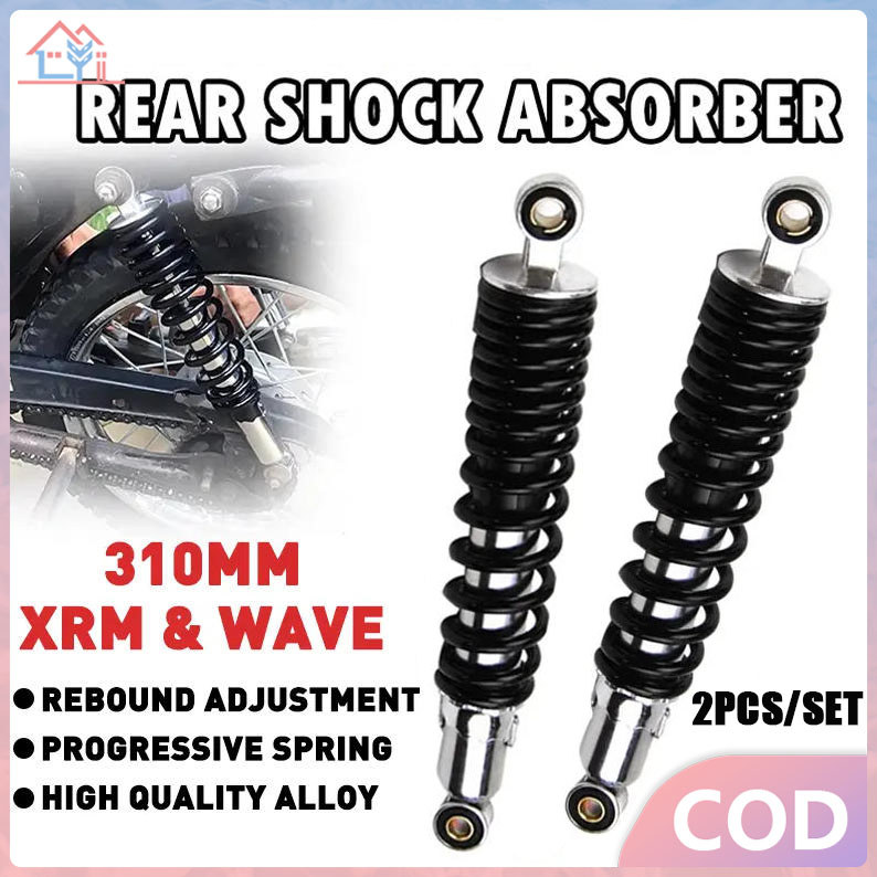 [COD] 2pcs Shockbreaker Shock Belakang Buat Motor Bebek Top Up 2PCS Barang Baru Sepasang Shockbreake