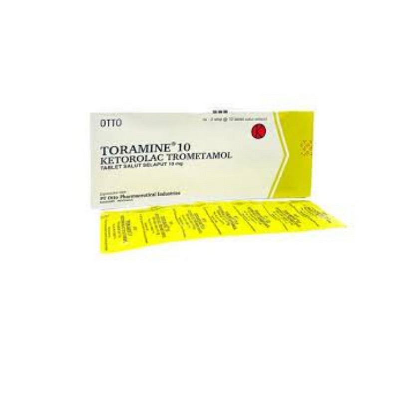 TORAMINE 10 MG 1 STRIP @ 10 TABLET SALUT SELAPUT