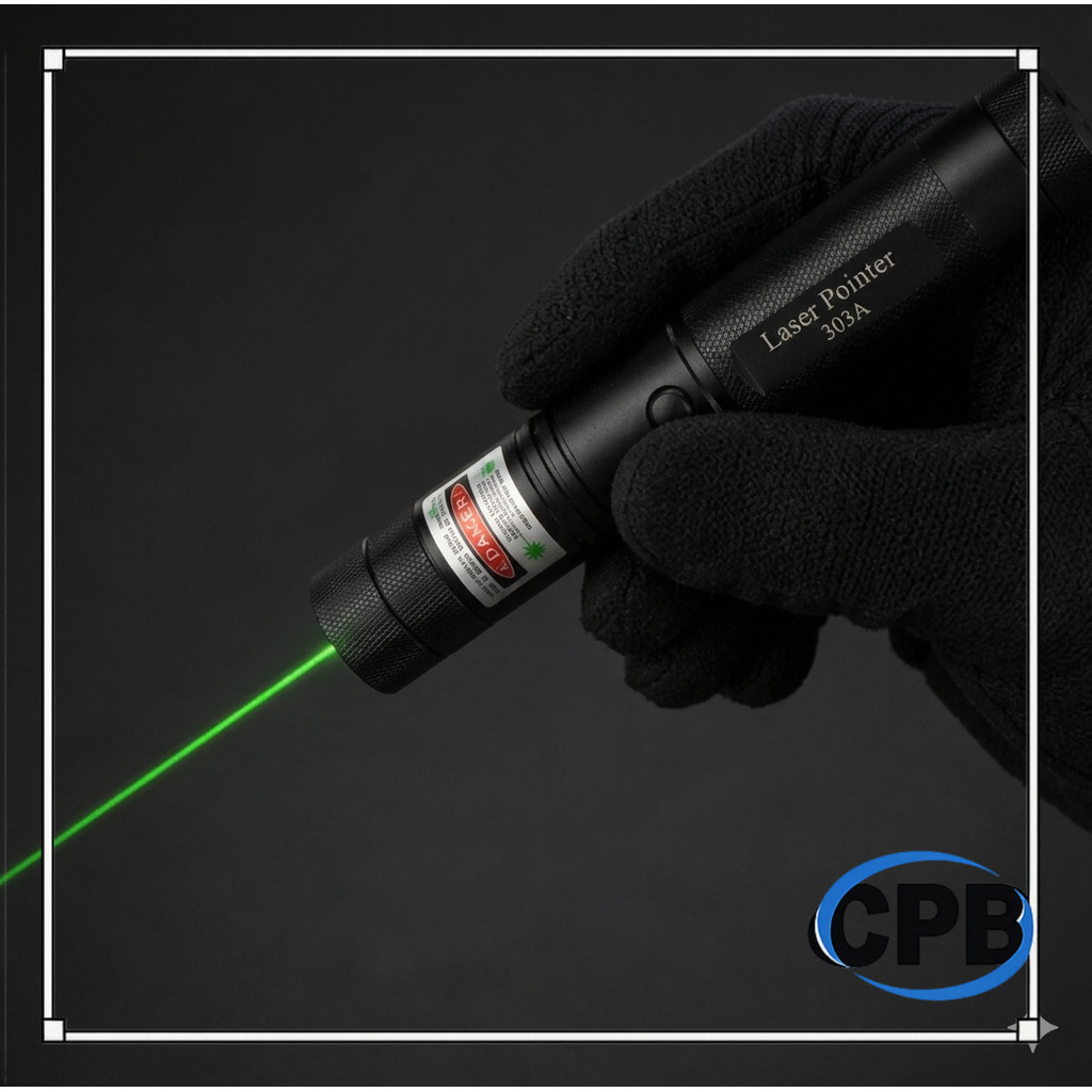 Green Laser Pointer Type 303 Baterai Cas Green Laser Pointer 303 Laser Hijau Laser Pointer Jarak Jau