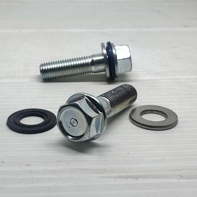 MBS Bolt Flange M10x40 BAUT 14 ring karet ring plat tahan getaran baut dudukan kenalpot shok origina