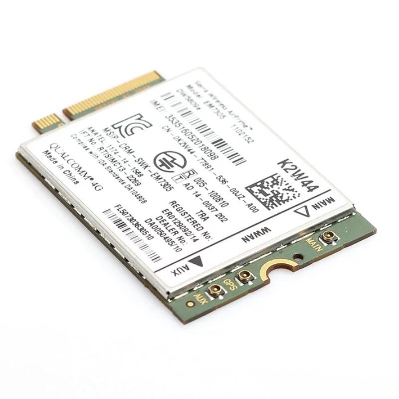 Dell DW5809e Sierra Wireless Airprime EM7305 4G LTE WWAN M.2 NGFF Card Module For Laptop Latitude 33