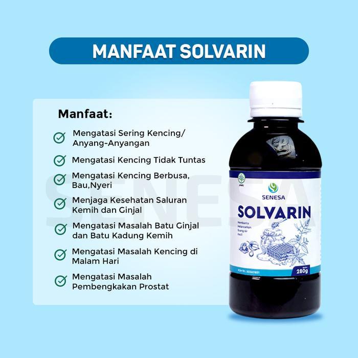 ORIGINAL Madu Solvarin Obat Sakit Ginjal Kencing Batu Nanah Darah Busa Terlaris