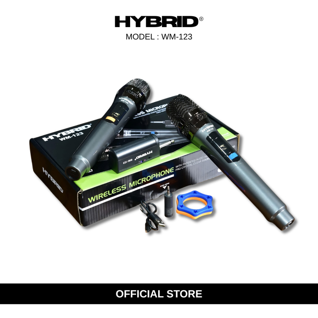 HYBRID WM123 2 Channel Wireless Microphone