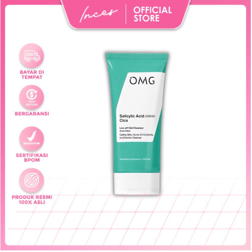 INCES - OMG OH MY GLOW SALICYLIC ACID CICA LOW PH GEL CLEANSER 70 ML
