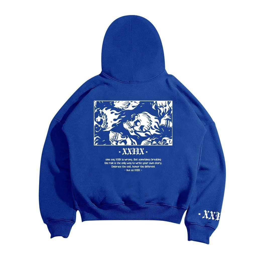 MIDDLEITS | SWEATER HOODIE BOXY XXIIX FLEECE 280-300 GSM