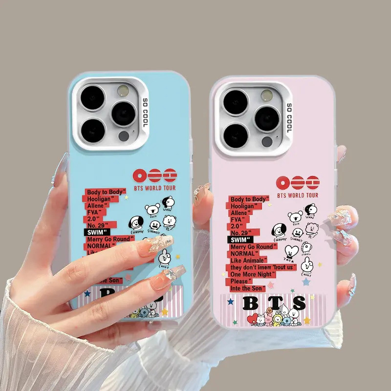 Case Motif BTS REDMI/Xiaomi 17 Pro Max Anti Jatuh yang Lucu Kualitas Tinggi untuk Redmi Note 14 Pro 