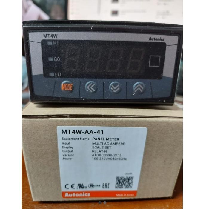multi panel meter mt4w aa 41 autonics
