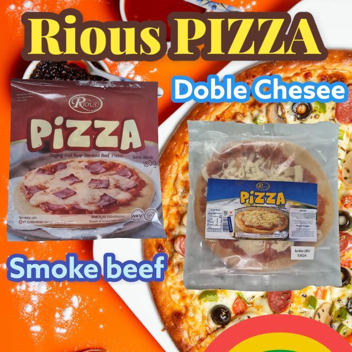 Rious Pizza Mozarella smoke beef by bernardi 180gr - smoke beef