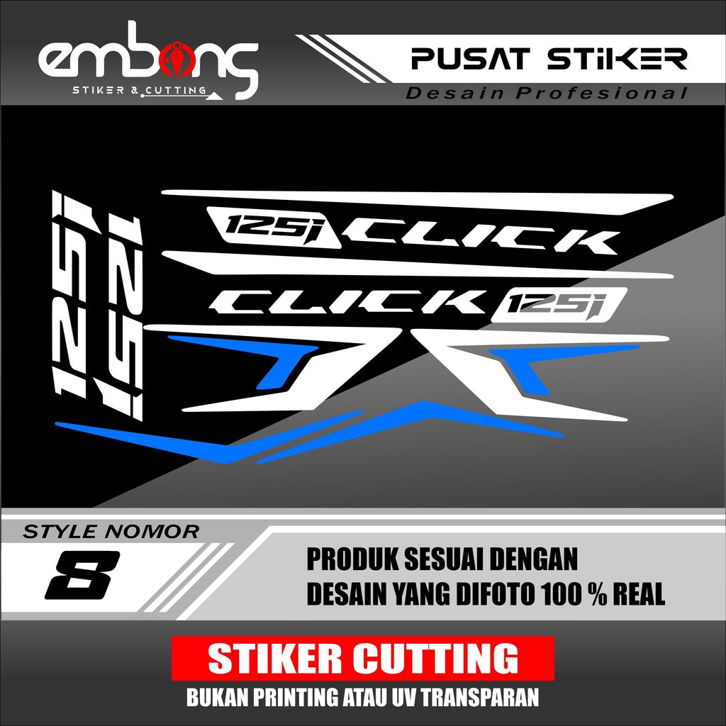 STRIPING CUTING VARIO LED OLD 125 150 CUTTING STICKER VARIO TAHUN 2015 2016 2017 2018