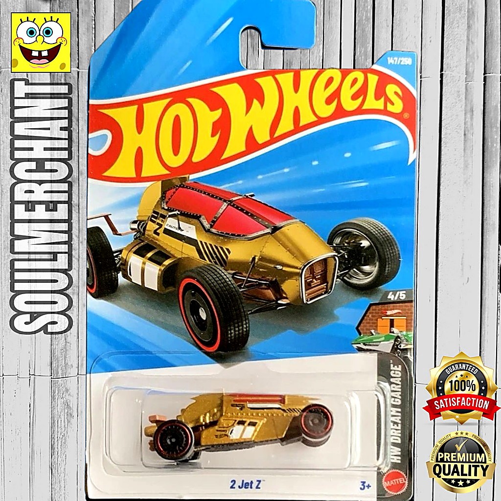 Hot Wheels 2 Jet Z Emas Treasure Hunt Diecast Mobil Balap
