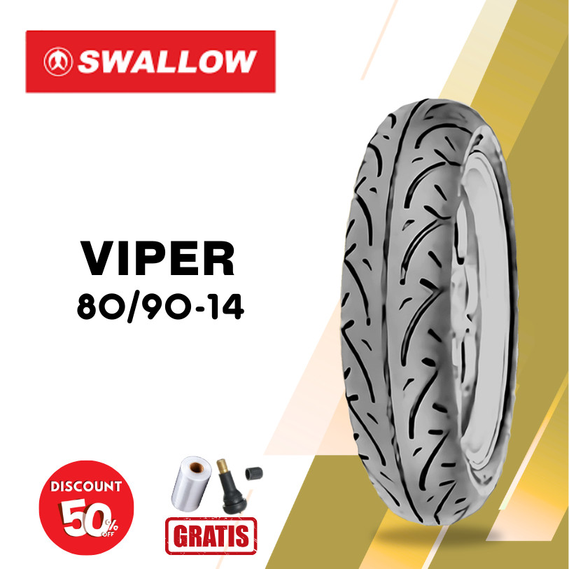 Ban Motor SWALLOW VIPER S-222 80/90-14 Tubeless