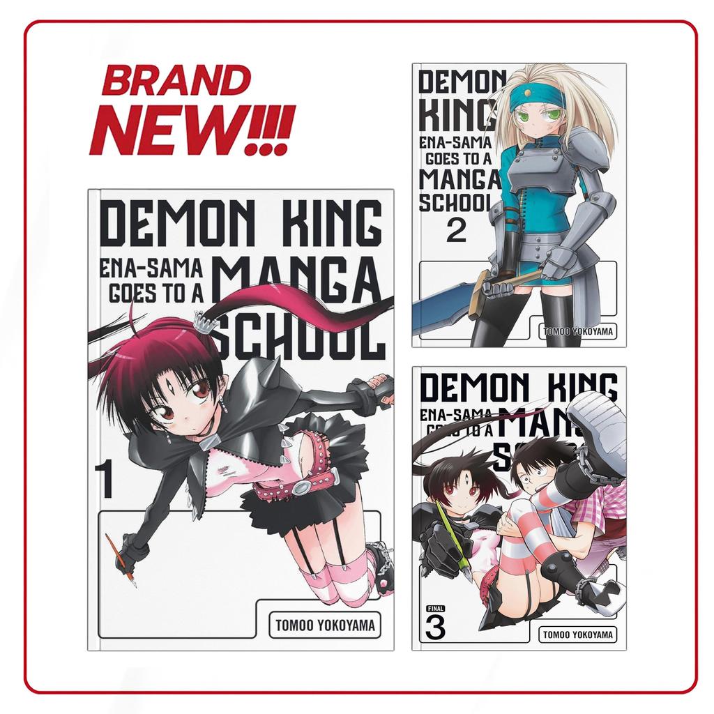 Demon King Ena-sama Goes to a Manga School, Vol. 1-3 ( Komik Manga ) by Tomoo Yokoyama (English/Indo