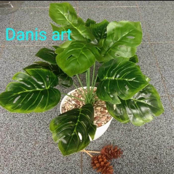 DijualDaun Monstera grup/ monstera palsu/ monstera / monstera plastik - Monstera K.12