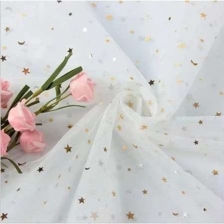 ALAS FOTO MOTIF BULAN BINTANG/ALAS KAIN UNTUK FOTO/ ALAS FOTO KUKU KAIN TILE