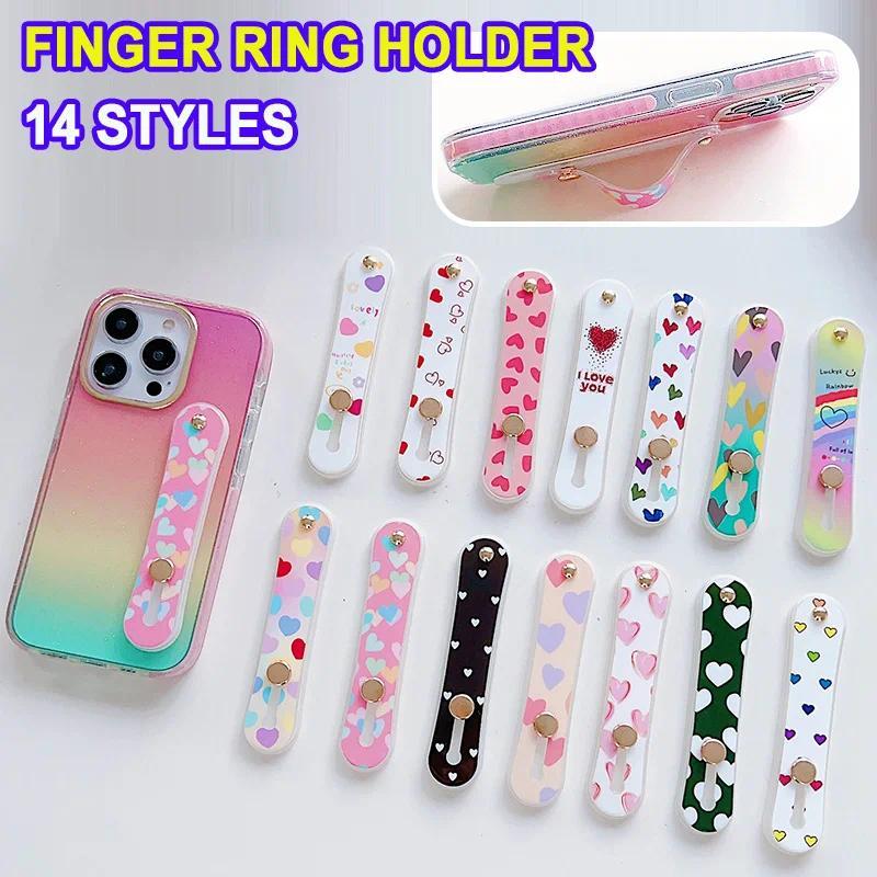 Phone Finger Ring Holder Portable Phone Grip Stand Telescopic Finger Strap Bracket Phone Accessories
