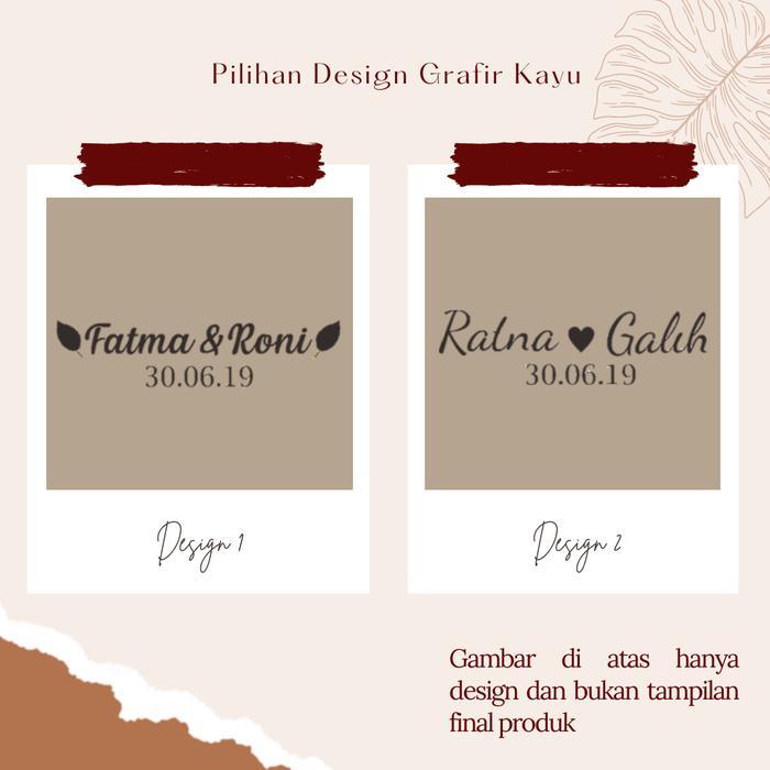 Promo Kotak Kayu Cincin Gelang Kalung Hantaran Seserahan - KCGK - Jati Belanda, Tanpa Ukir Nama Terl
