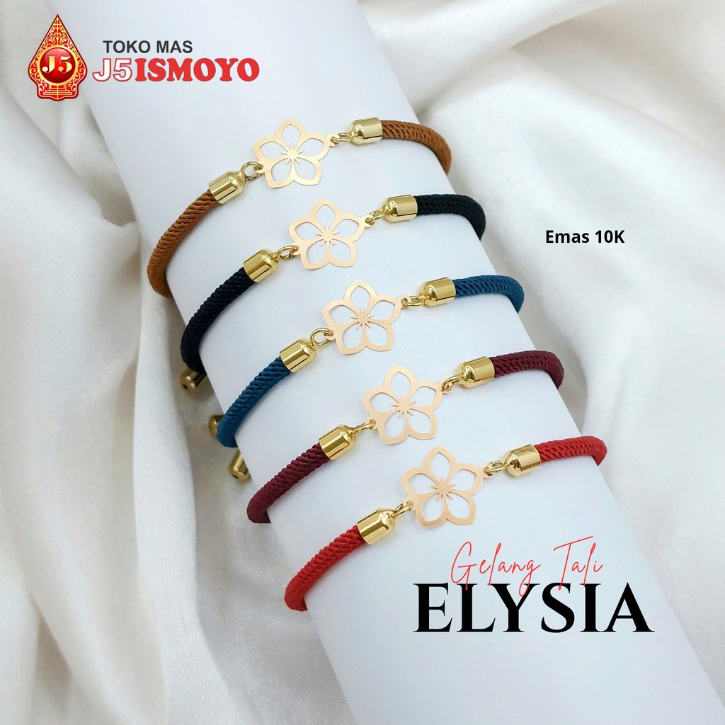 Gelang Tali Kombinasi Emas Jessie Elysia J5 Ismoyo