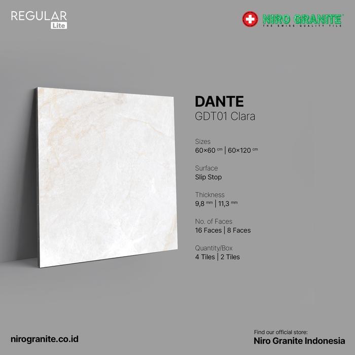 NIRO GRANITE 1st Grade - Dante GDT01 - Slip Stop - 60 x 60,