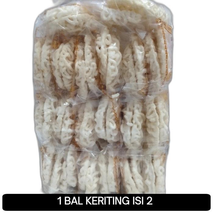 PROMO  KERUPUK KERITING BANGKA IKAN TENGGIRI ISI 2 MERK PURNAMA - ISI 20PCS / 1BAL