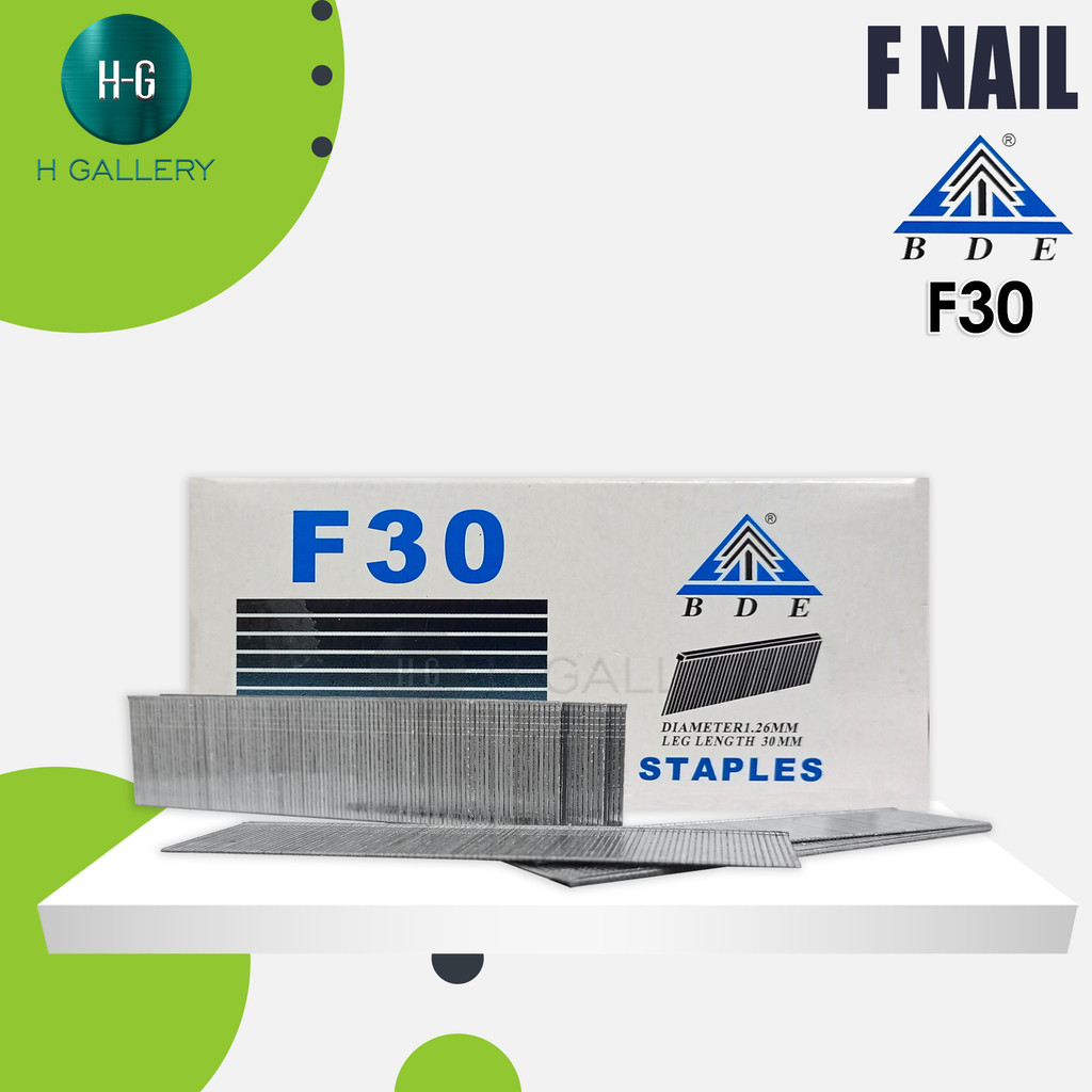 BDE - PAKU I NAIL F PAKU F 30 / ISI PAKU F-30 / NAIL F30 - 5.000 PCS *S