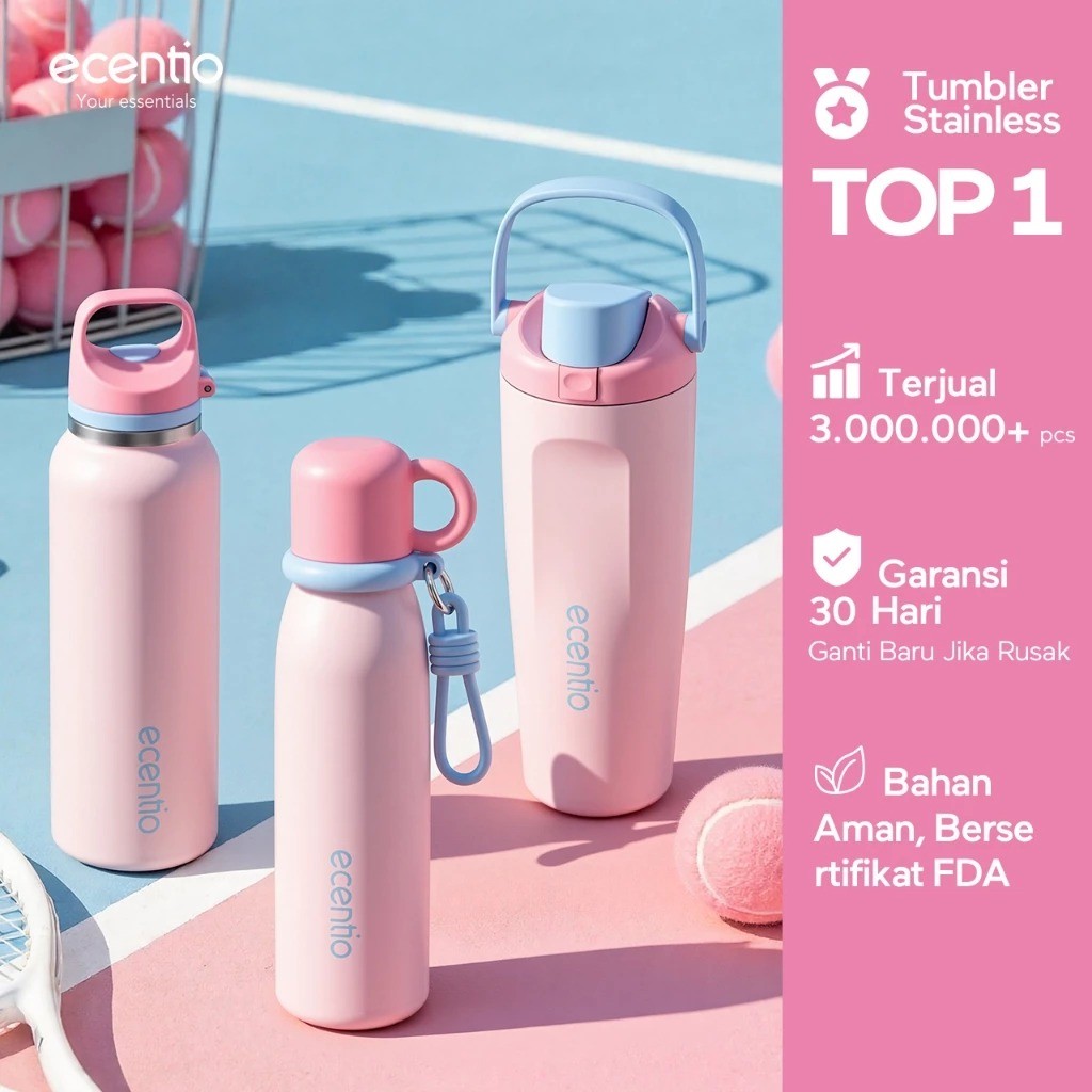 TUMBLER ECENTIO 900ML ET13401/ 13402 |Ecentio 900ml ET13401 ET13402  Tumbler Praktis Harian