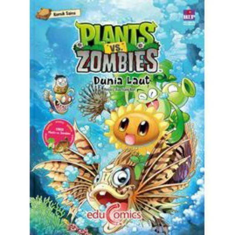TKK88 Educomics Plants Vs Zombies / komik sains plants vs zombies