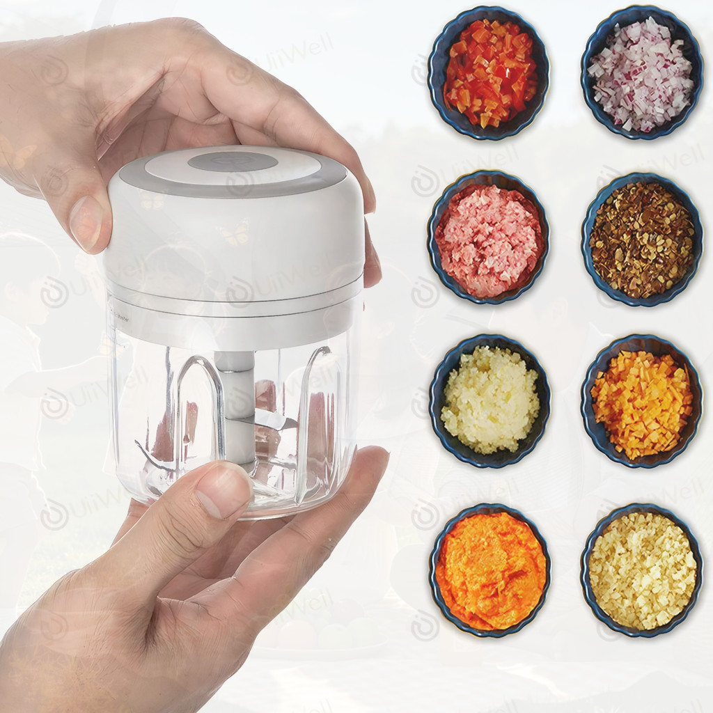 SAMONO Chopper 2L Stainless Multifungsi coper daging dan bumbu chopper daging dan bumbu coper bumbu 