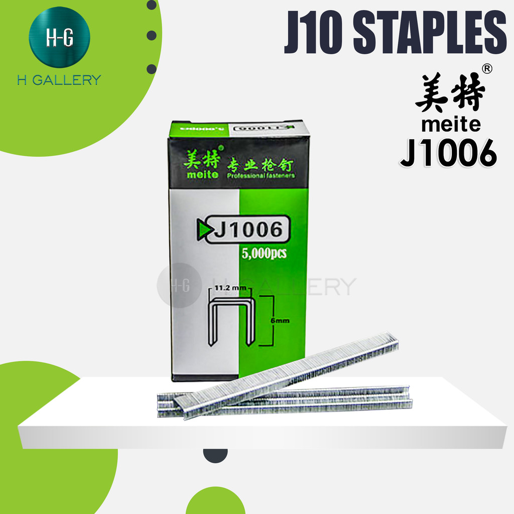 MEITE - STAPLES 1006J / ISI STAPLER 1006 J / GUN TRACKER J1006 - 5.000 PCS *S