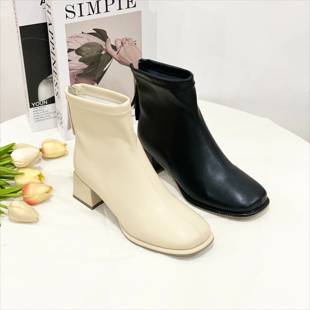 SANDALISTIC Yara Winter Ankle Boots Heels || Sepatu Boots Wanita Premium Quality || Boots Korea || B