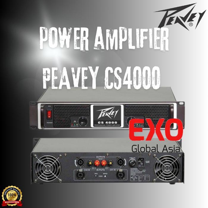 MEGA SALE Peavey Power Amplifier CS4000 100% Original dengan Garansi Resmi Harga Tertera untuk Outpu