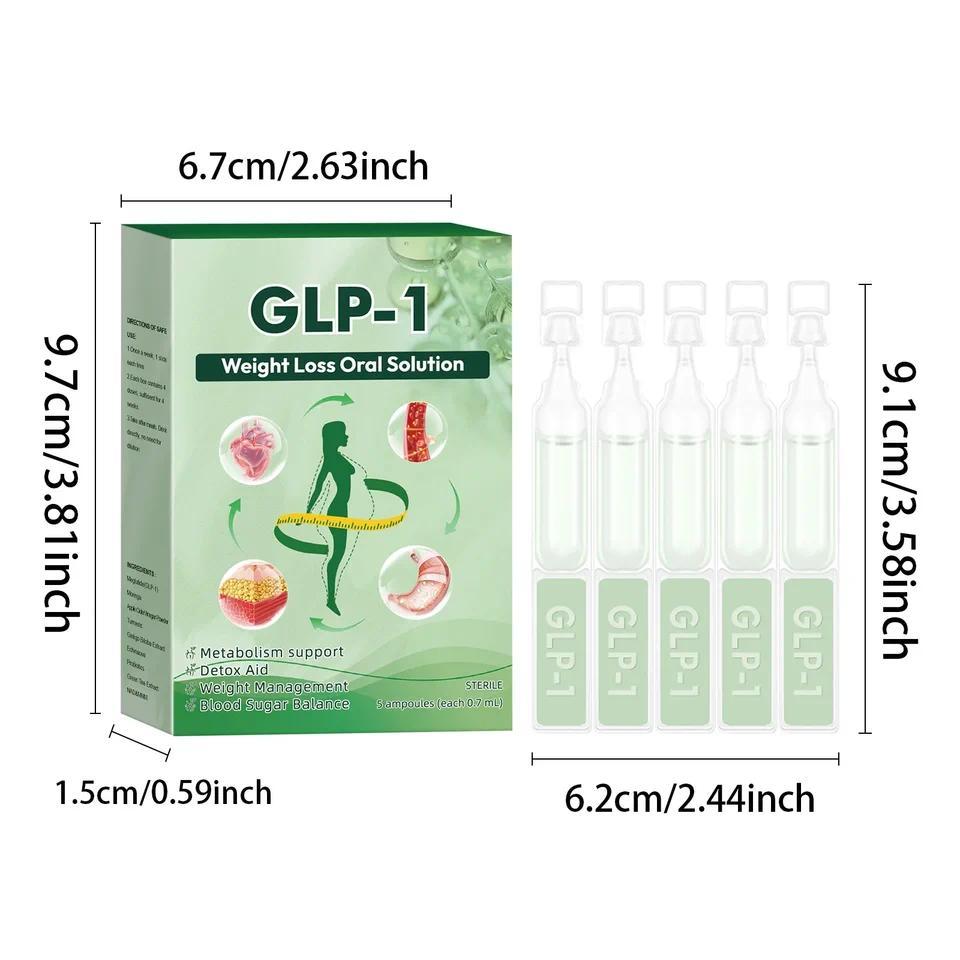 3/2/1Box GLP-1 Natural Supplement Drops,For Women Men Natural Advanced Body Care Liquids Drops Body 