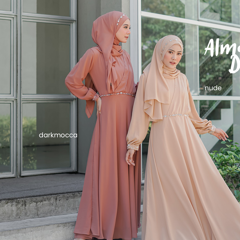 Koyu Hijab Dress Luxury Almara ( DRESS ONLY/ HANYA DRESS )