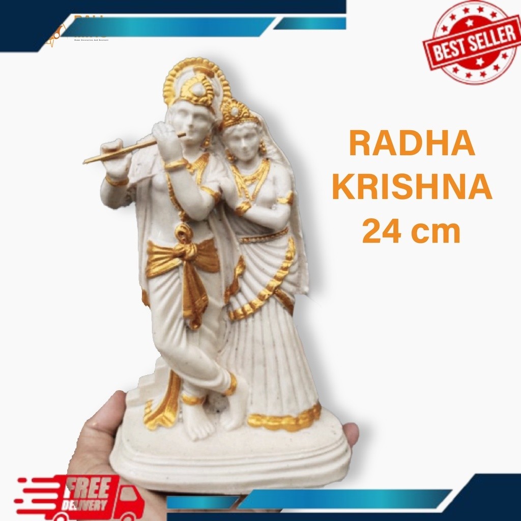 Patung Radha Krishna - Patung Radha & Krishna - Patung Krisna - Patung Dewa Krishna - Krishna - Kris