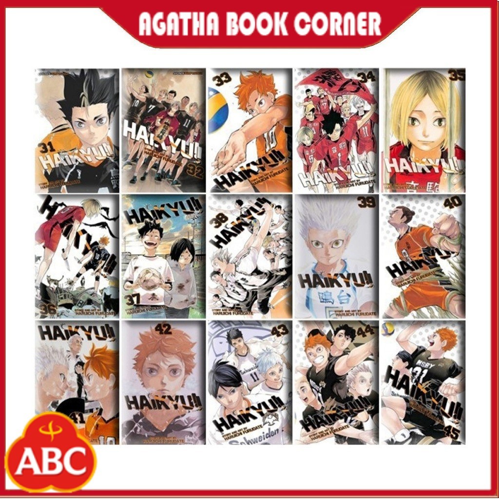 Haikyuu manga vol.1-45 (English)