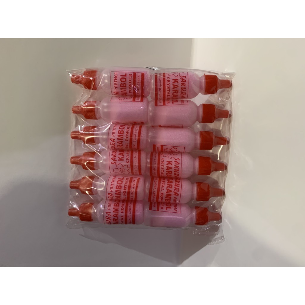 Kristal Karambol pelicin karambol grosir lusinan sakura partner crystal powder
