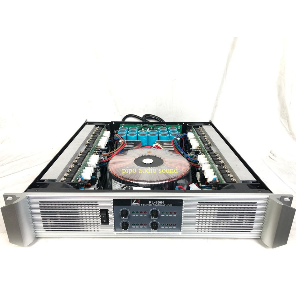 POWER AMPLI PASLINE PL-8004 POWER 4X800 WATT 8 OHM 4 CHANNEL