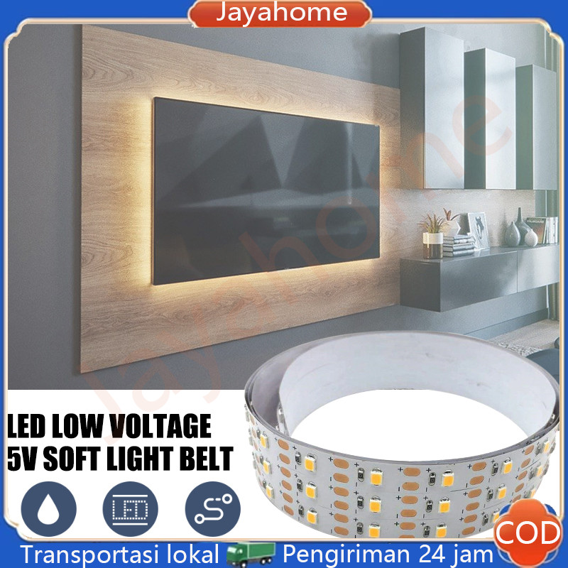 Lampu Strip LED Tegangan Rendah 5V Lembut untuk Dekorasi Cermin, Lampu Suasana, Lampu Strip yang Dap