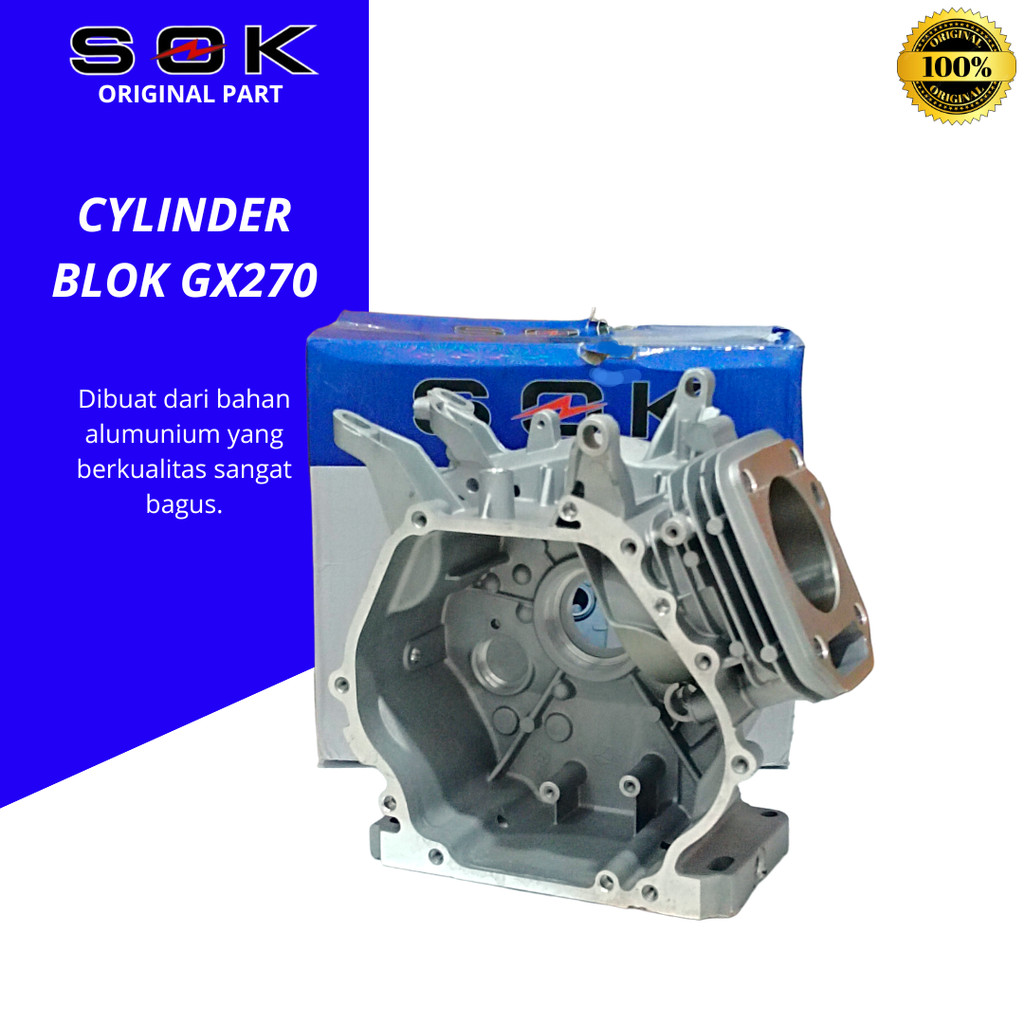 Cylinder Blok GX270 Boring Honda GX270 Cylinder Block GX270 9HP
