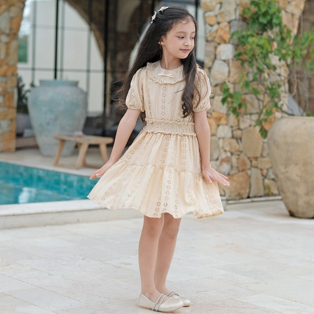 Alethea Smock Dress - Dress Anak Perempuan Premium Stylish  |  Dress Usia 6 Bulan - 8 Tahun  |  Dres