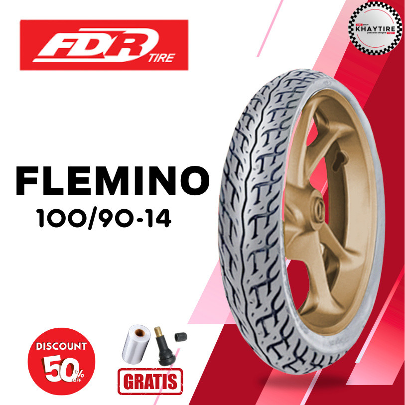 Ban Motor FDR FLEMINO 100/90 Ring 14 Tubeless