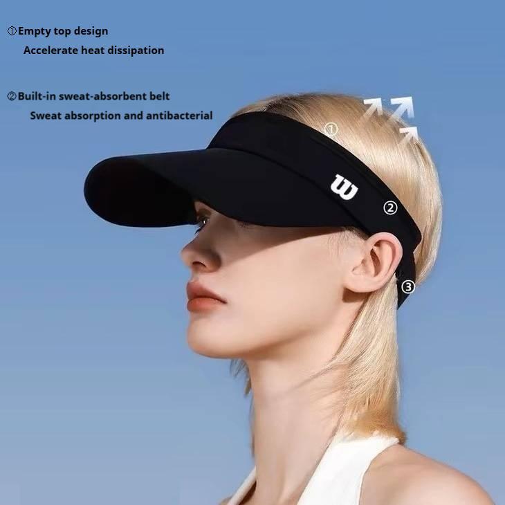 WILSON Women Ribbon Golf Visor - Topi Visor Golf Wanita Outdoor Sport