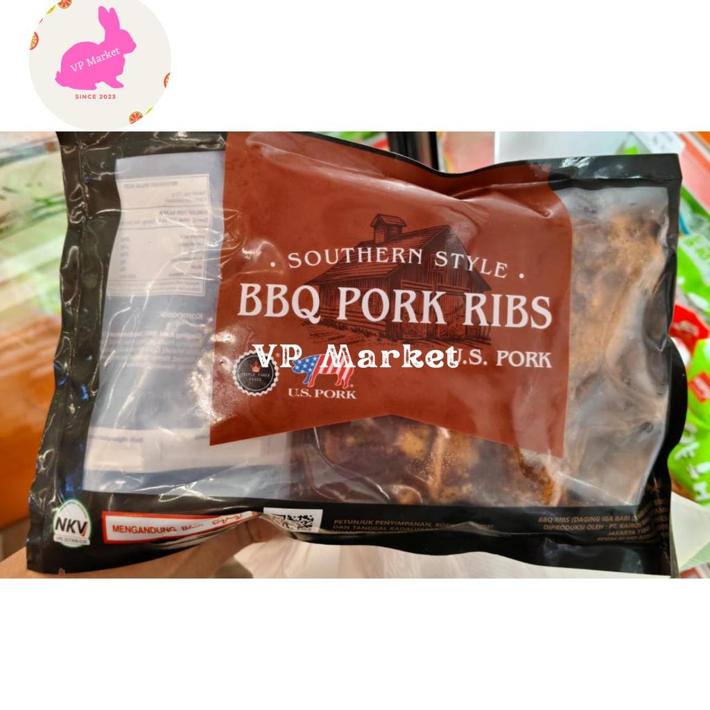 BBQ Pork Ribs US Pork 500g | Iga Babi Panggang Frozen Import | Pack