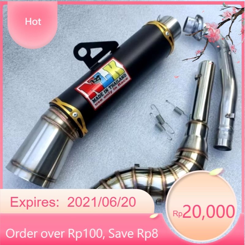 NLK Ekzoz Exhaust for Ex5/Exhaust wave 100/110 Exhaust Kriss/Exhaust wave 125 Exhaust/ with bonus sy
