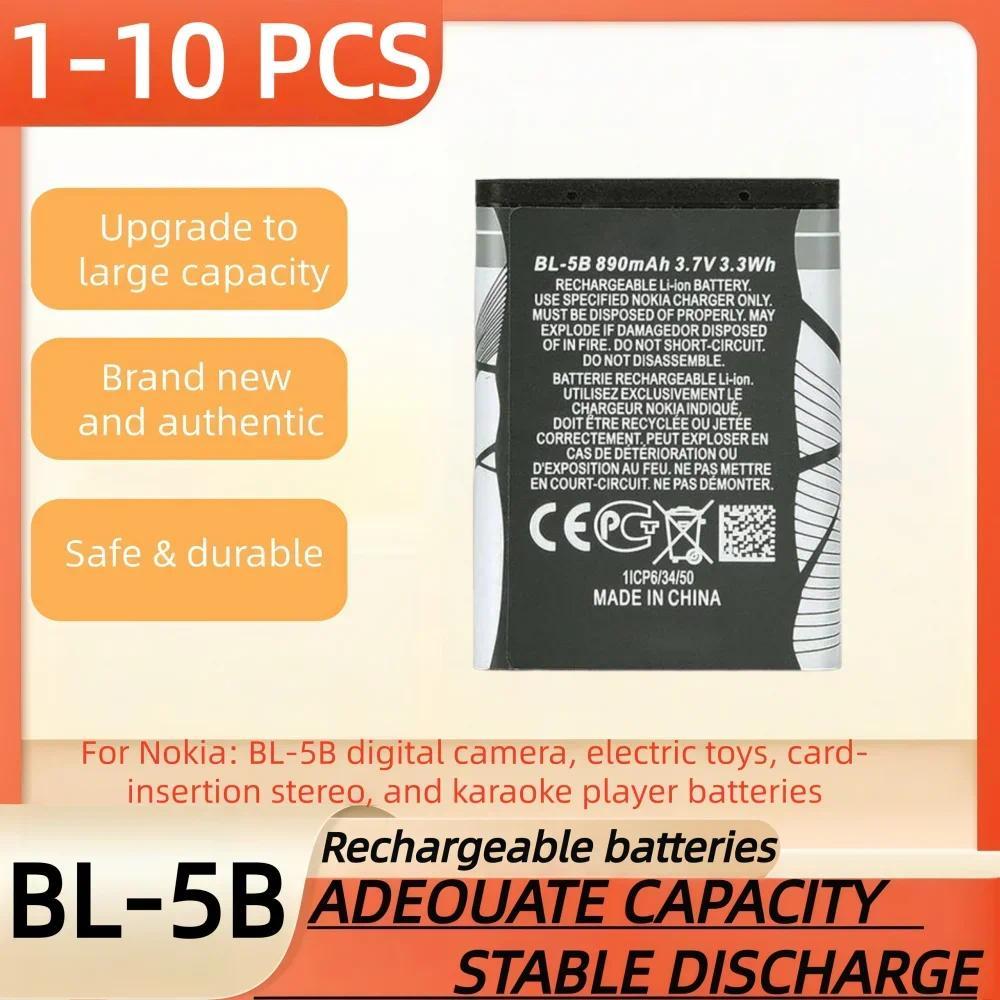 3.7V 890mAh battery BL-5B rechargeable battery suitable for Nokia BL-5B gital camera, electric toy, 