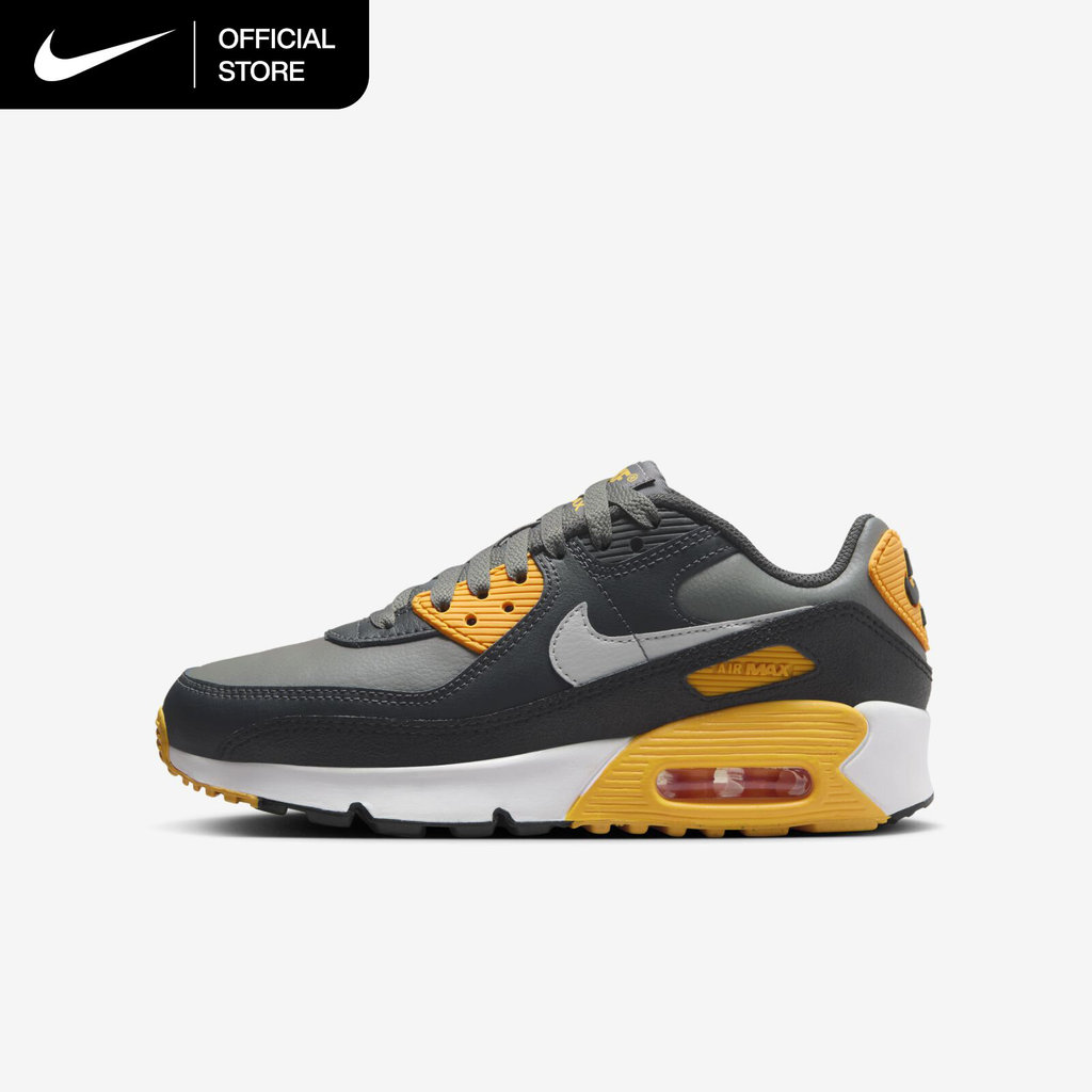Nike Older Kids' Air Max 90 Shoes - Smoke Grey [HF6358-004]
