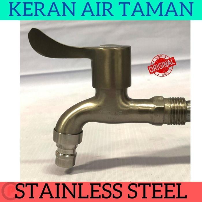 MOZILLA Keran Air Kran Taman Model Oval Bahan Stainless Stell SUS 304